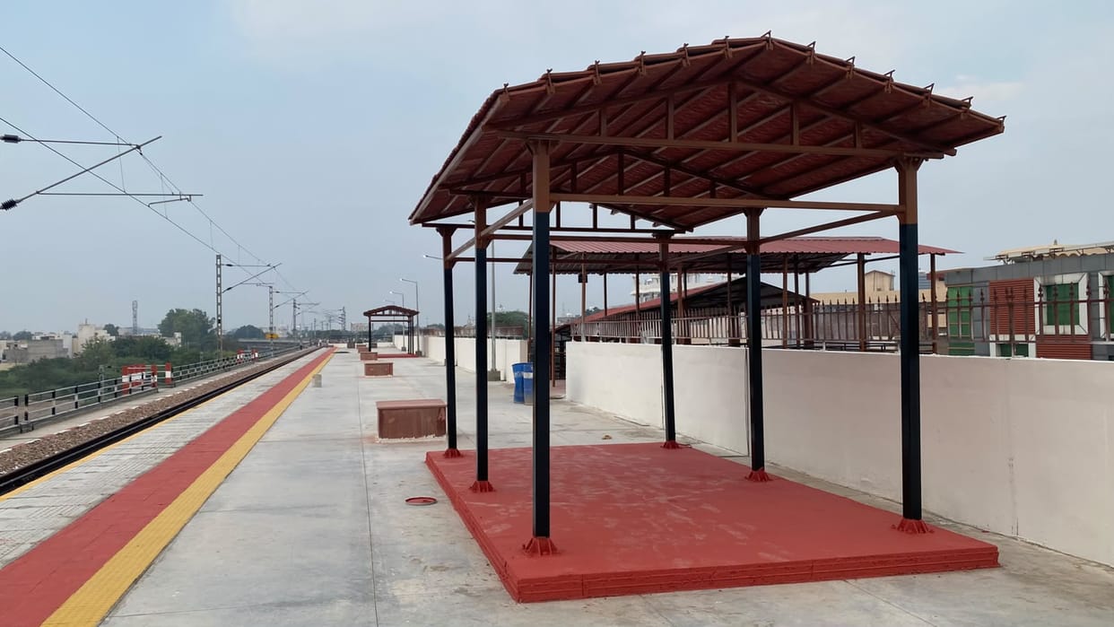 The elevated track could be inaugurated in a week; trains will start running.