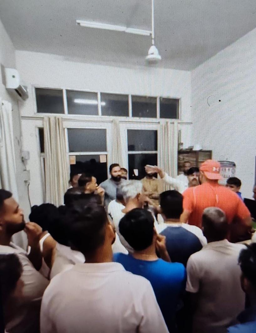Villagers, angry over power outages, locked the substation.
