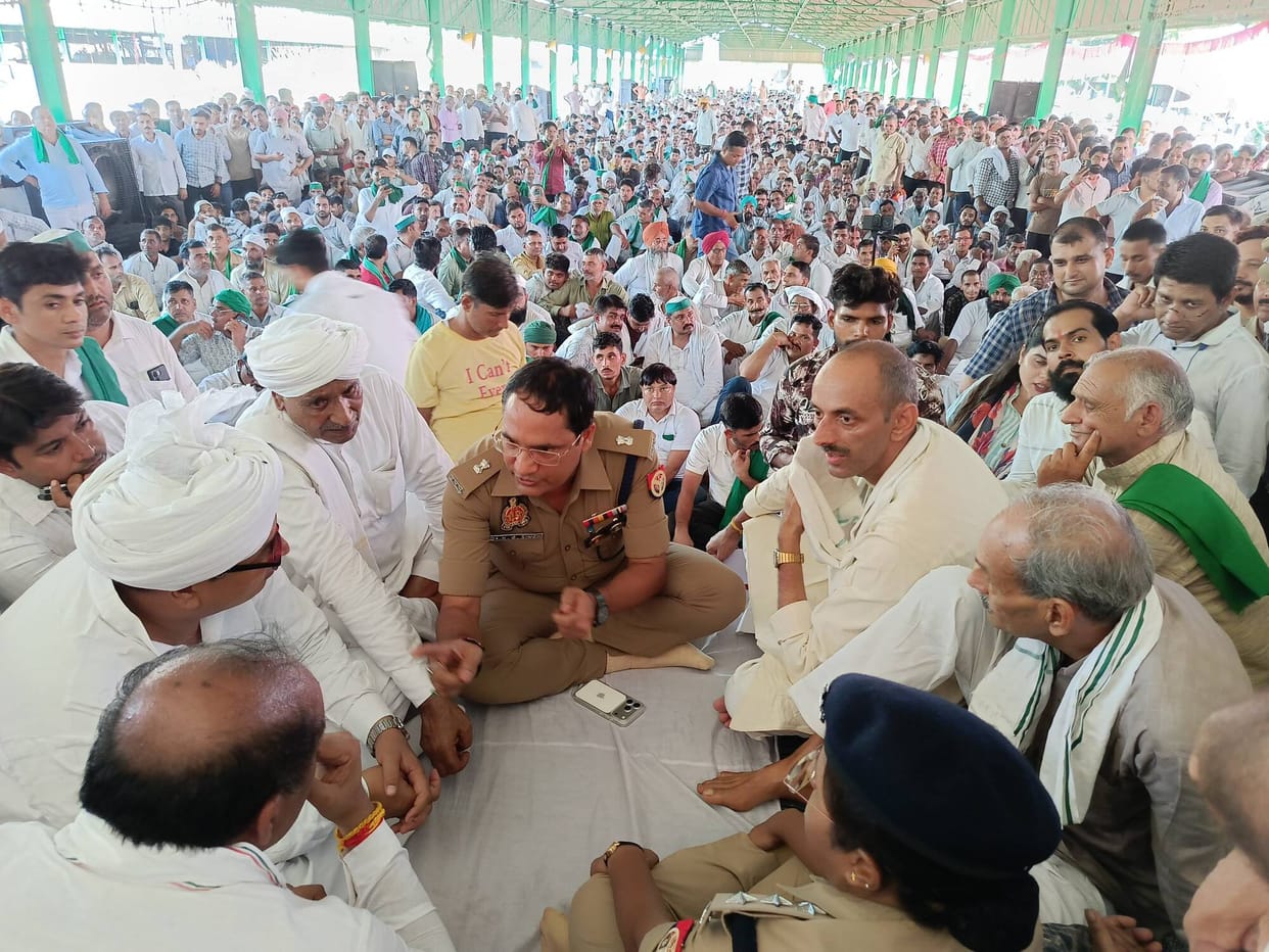 The Alopur incident and the issue of corruption in tehsils were raised in the Mahapanchayat.