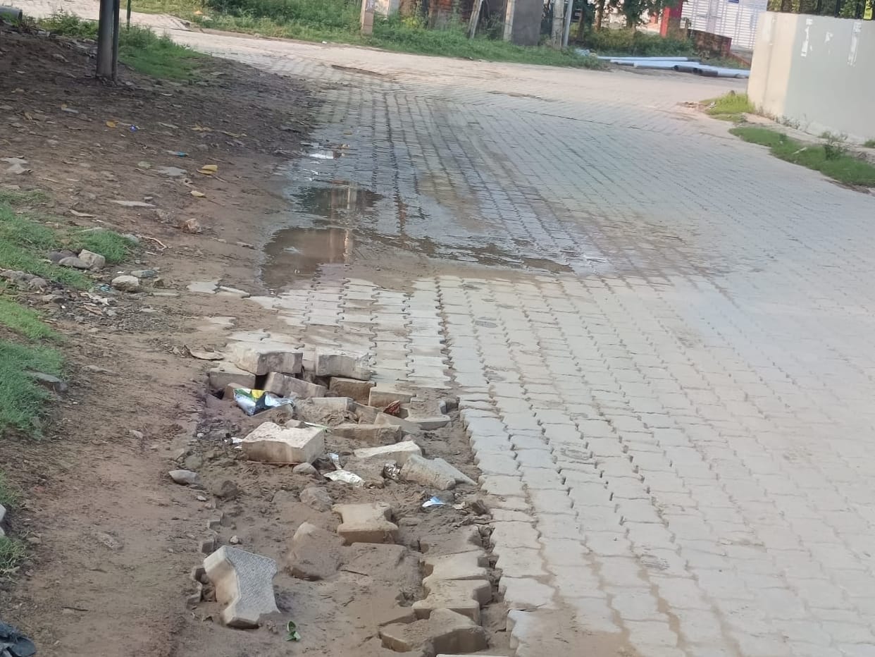 Jal Shakti Department's new rising line leaks for the second time.