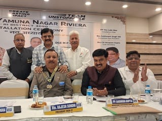 New office bearers of Rotary Club Riviera took the oath