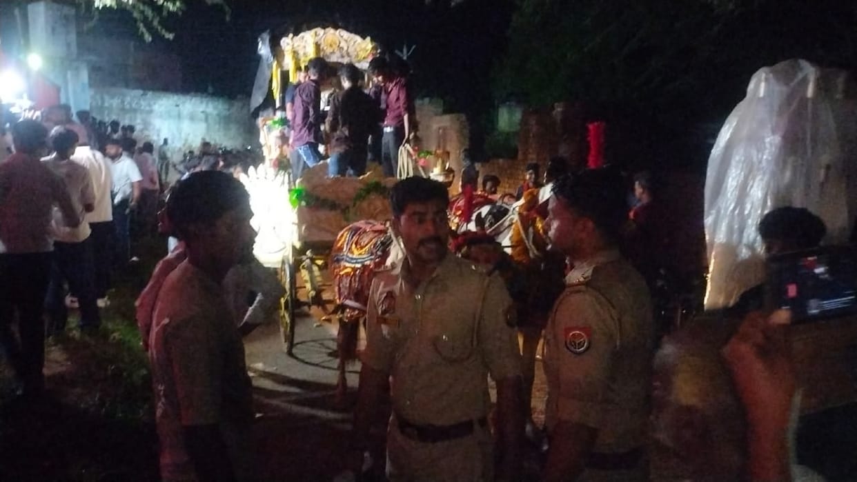 Tension in Rampur over Dalit community wedding procession, police from several police stations arrive