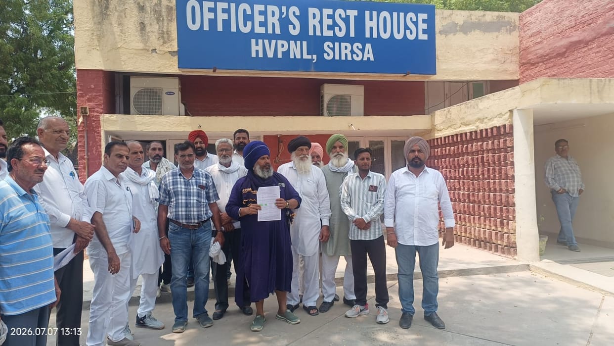 protest in vedwala against electric department