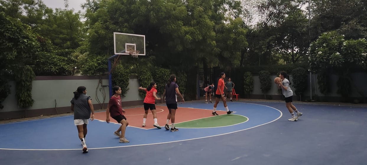 Training camp for youth basketball team begins.