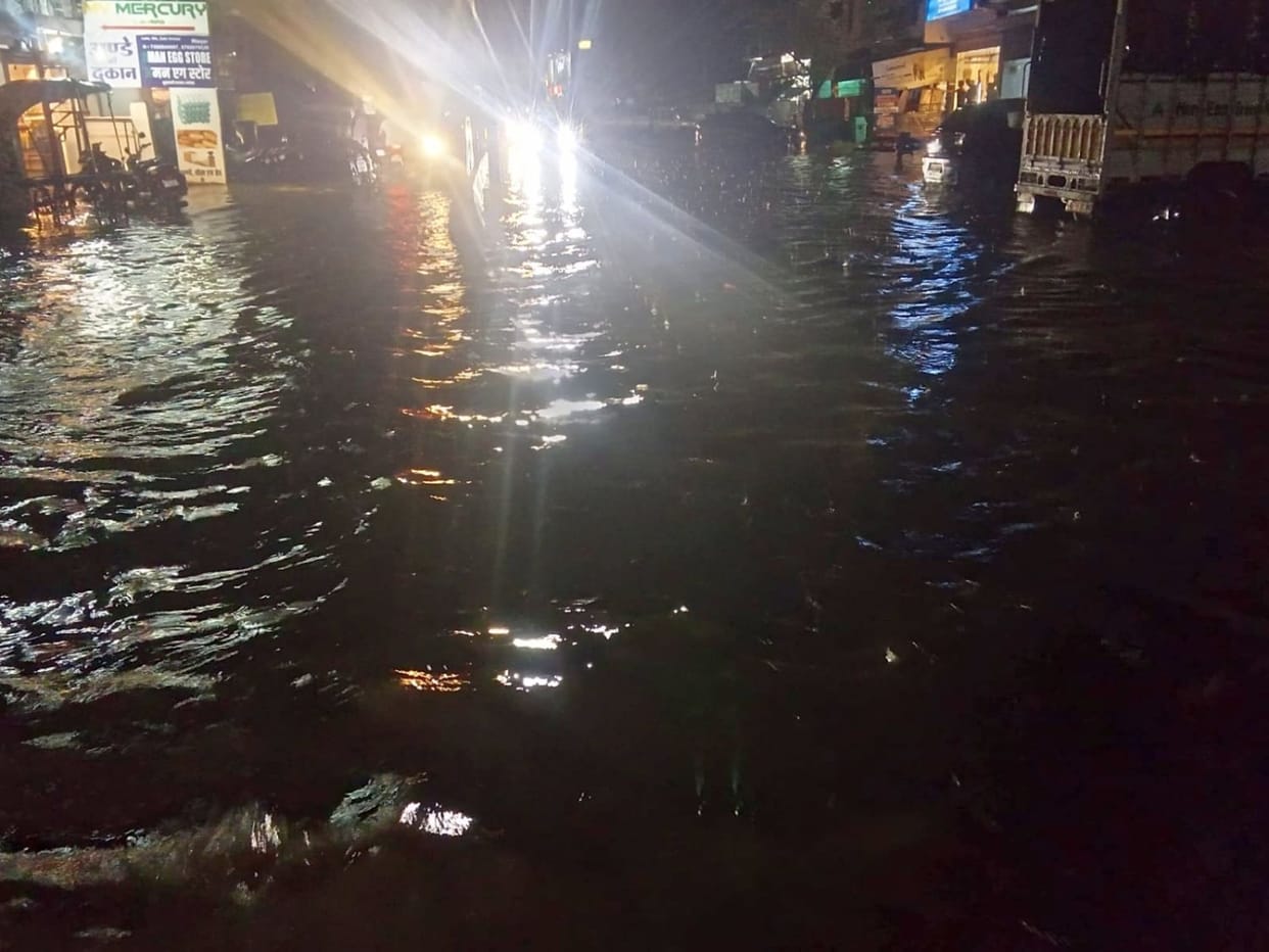 Half the city lost power for eight hours due to rain