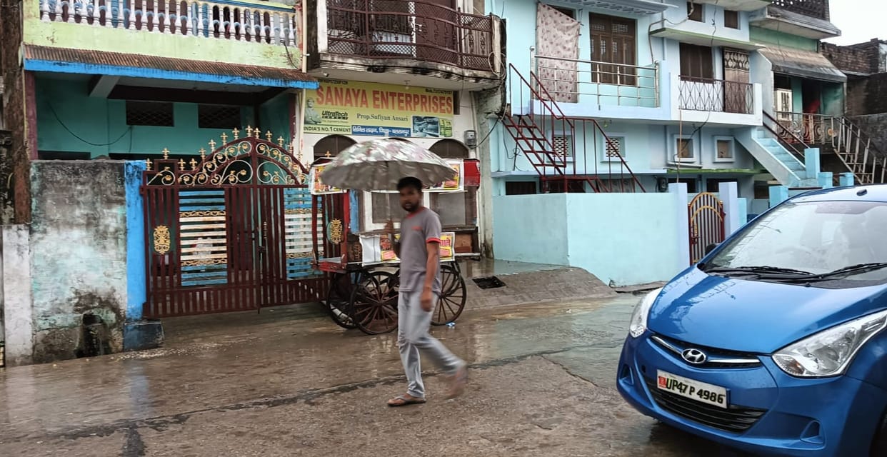 Rain brings relief from the scorching heat and humidity