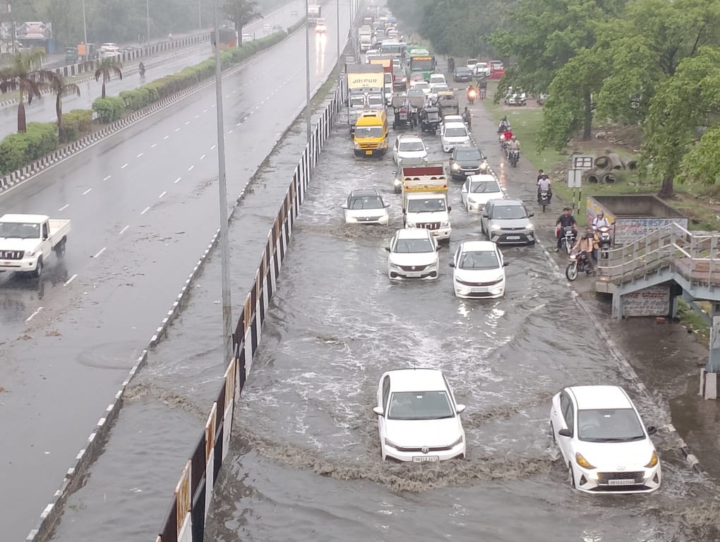 Panipat highways submerged in water