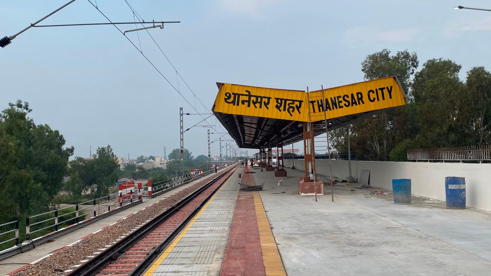 कुरुक्षेत्र। तैयार किया गया एलिवेटेड ट्रैक पर प्लेटफार्म । संवाद