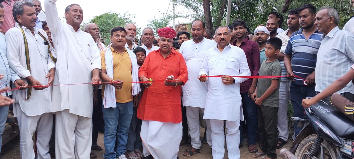 Road to be built in Mongoli Kala at a cost of Rs 54 lakh, foundation stone laid