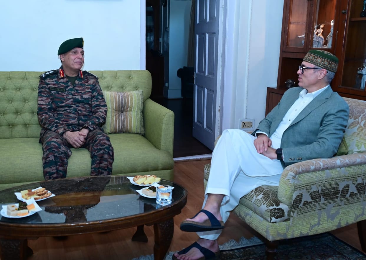 Army chief General Seth reviews security situation in Kashmir Srinagar