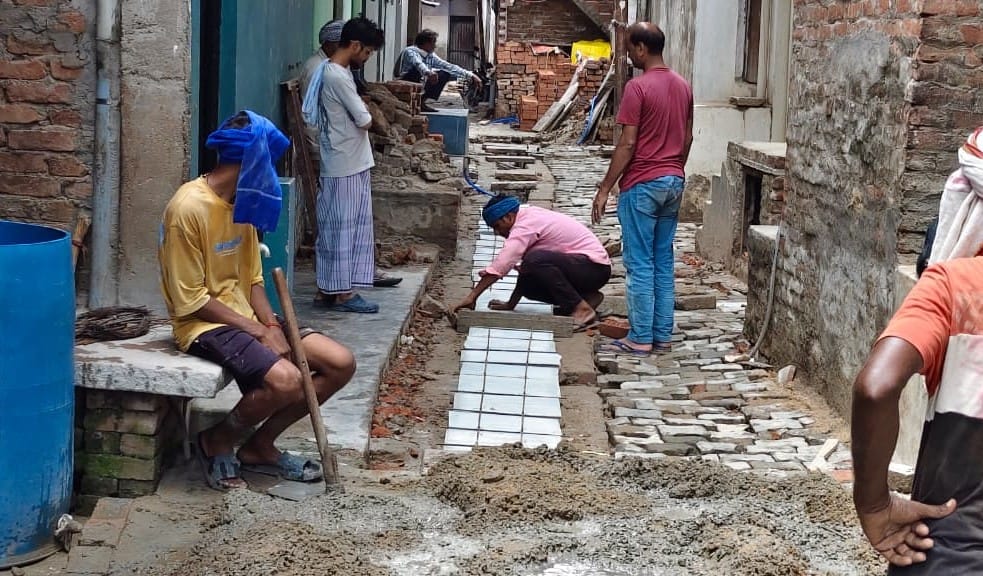 RCC road and underground drain will be constructed at a cost of Rs 28.22 lakh