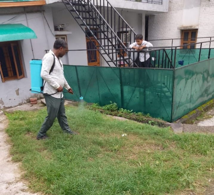 Health Department on alert regarding Dengue; anti-larval spraying initiated in Parwanoo after larvae were detected.