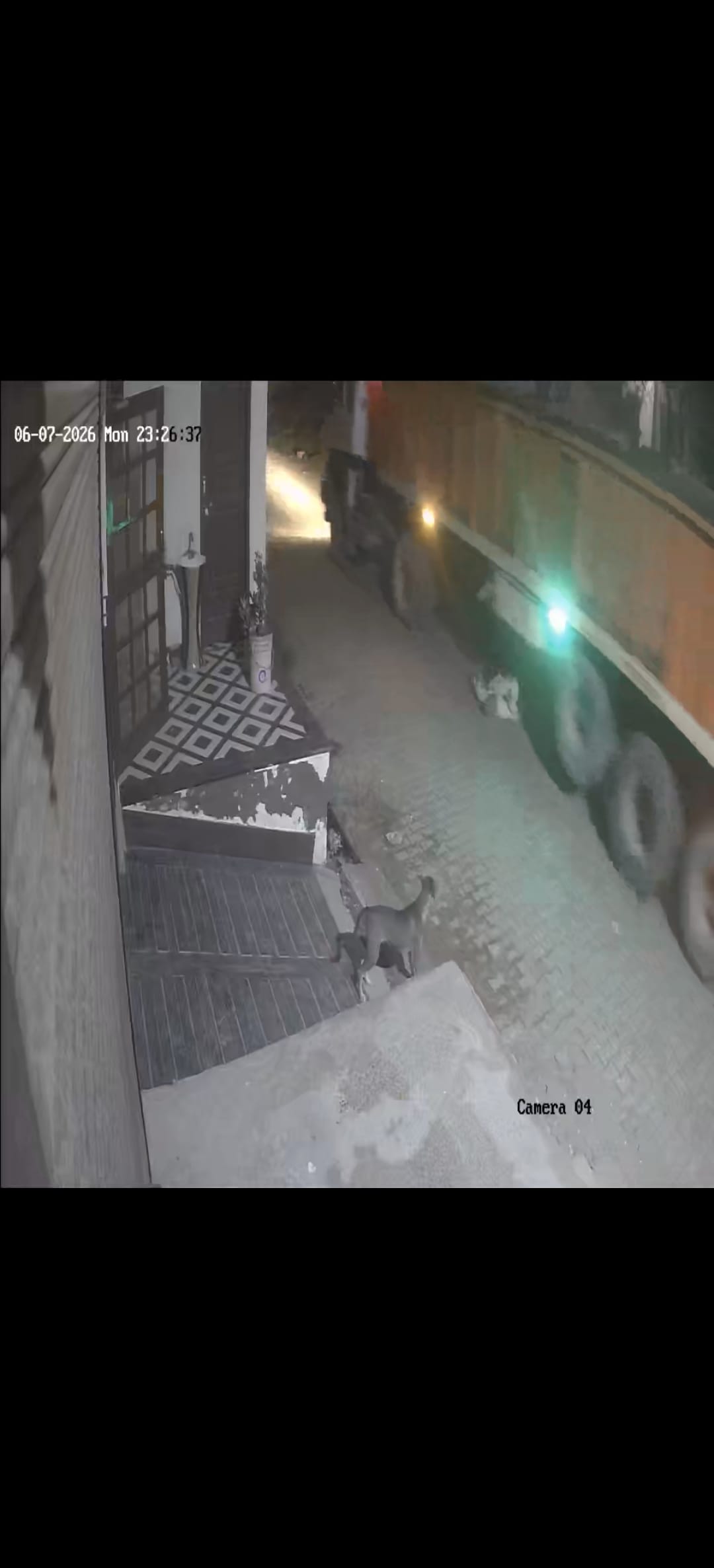 Elderly man run over by truck after opposing the dismantling of a pole.