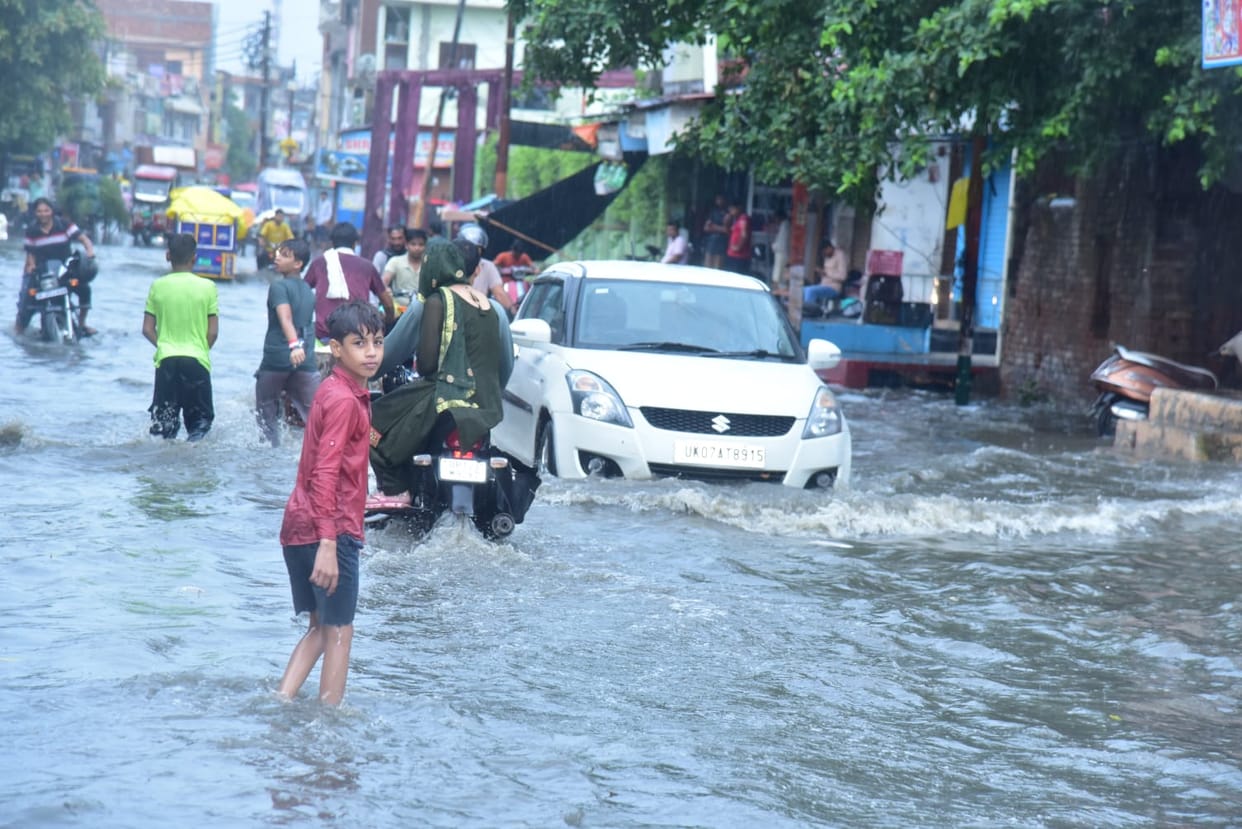Torrential rain leaves city waterlogged; municipal claims exposed.