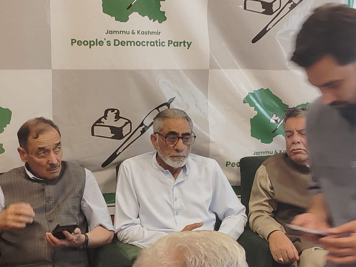 Srinagar, PDP, Held Meeting, Head Quarter