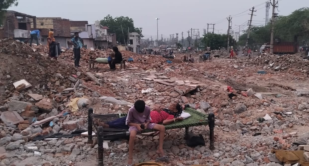 Demolition likely again in Nehru Colony; anxiety rises among residents.
