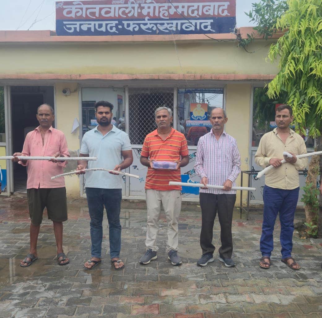 Five people, including the village head, sent to jail for a life-threatening attack while being stopped from carrying out an encroachment.