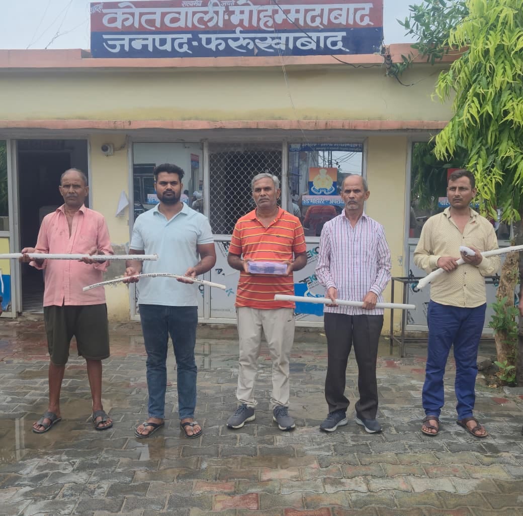 Five people, including the village head, sent to jail for a life-threatening attack while being stopped from carrying out an encroachment.