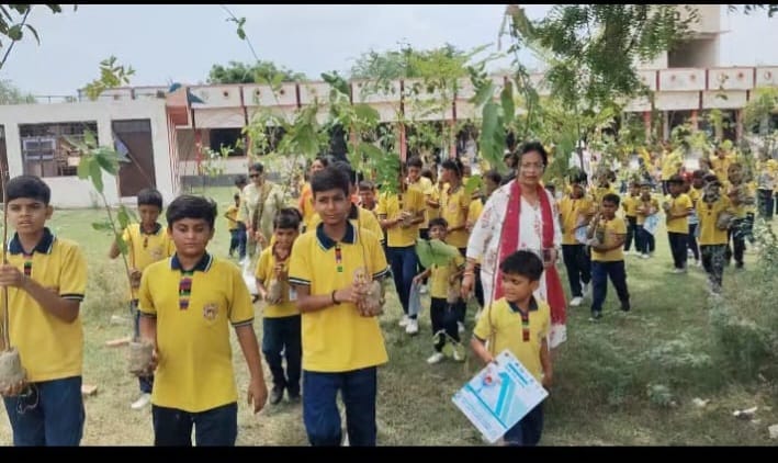 Children conveyed a message of environmental conservation