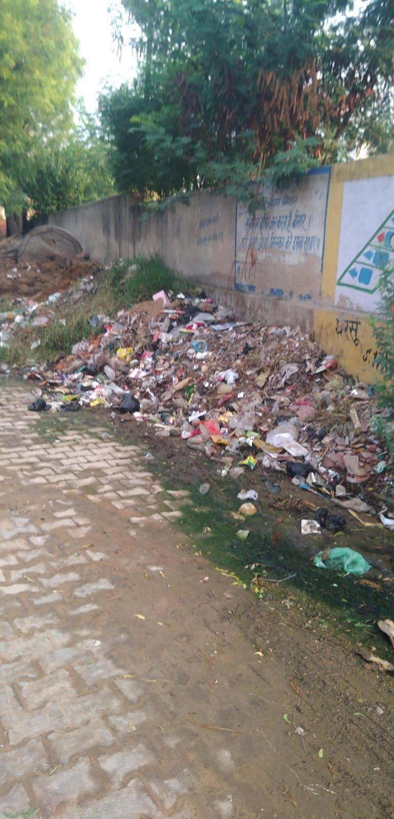 Villagers in Dharsu troubled by filth and waterlogging; demand action.