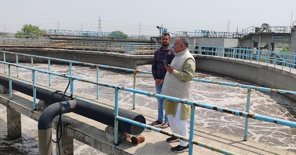 New 90 MLD sewage treatment plant to be built at a cost of 150 crore.