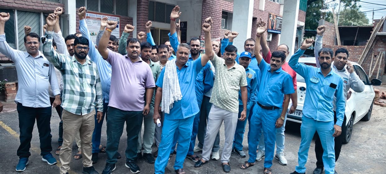 Protest against duty roster changes, duty assigned 50 km away