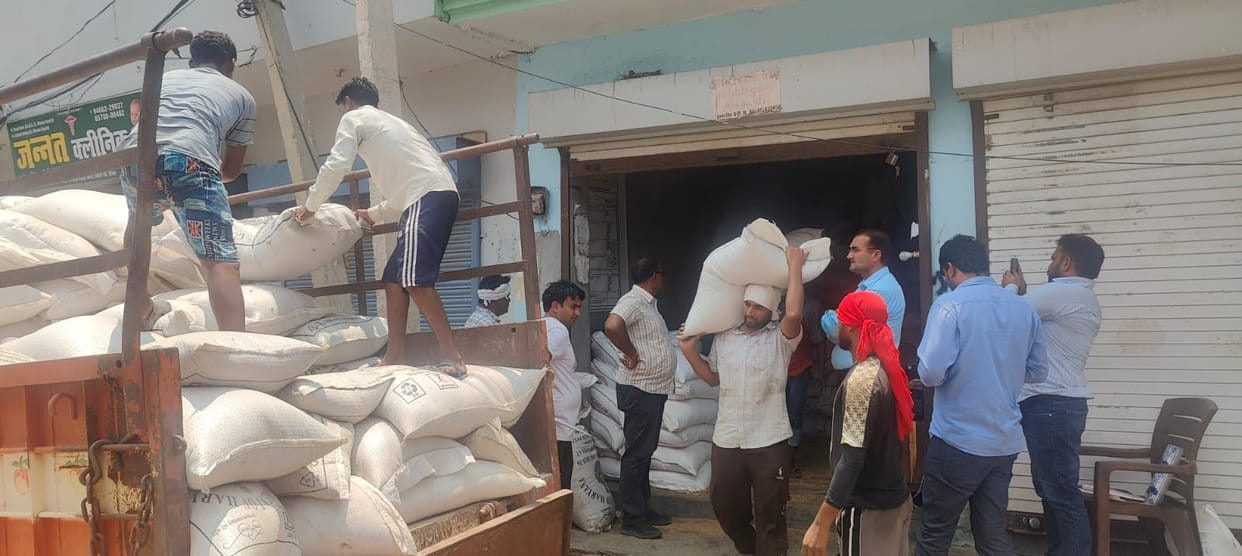 cm flying checked wheat quality on ration depot