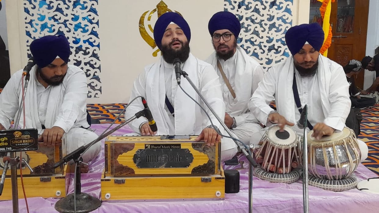 Kirtan Darbar organized in Gurudwara Guru Ka Bagh