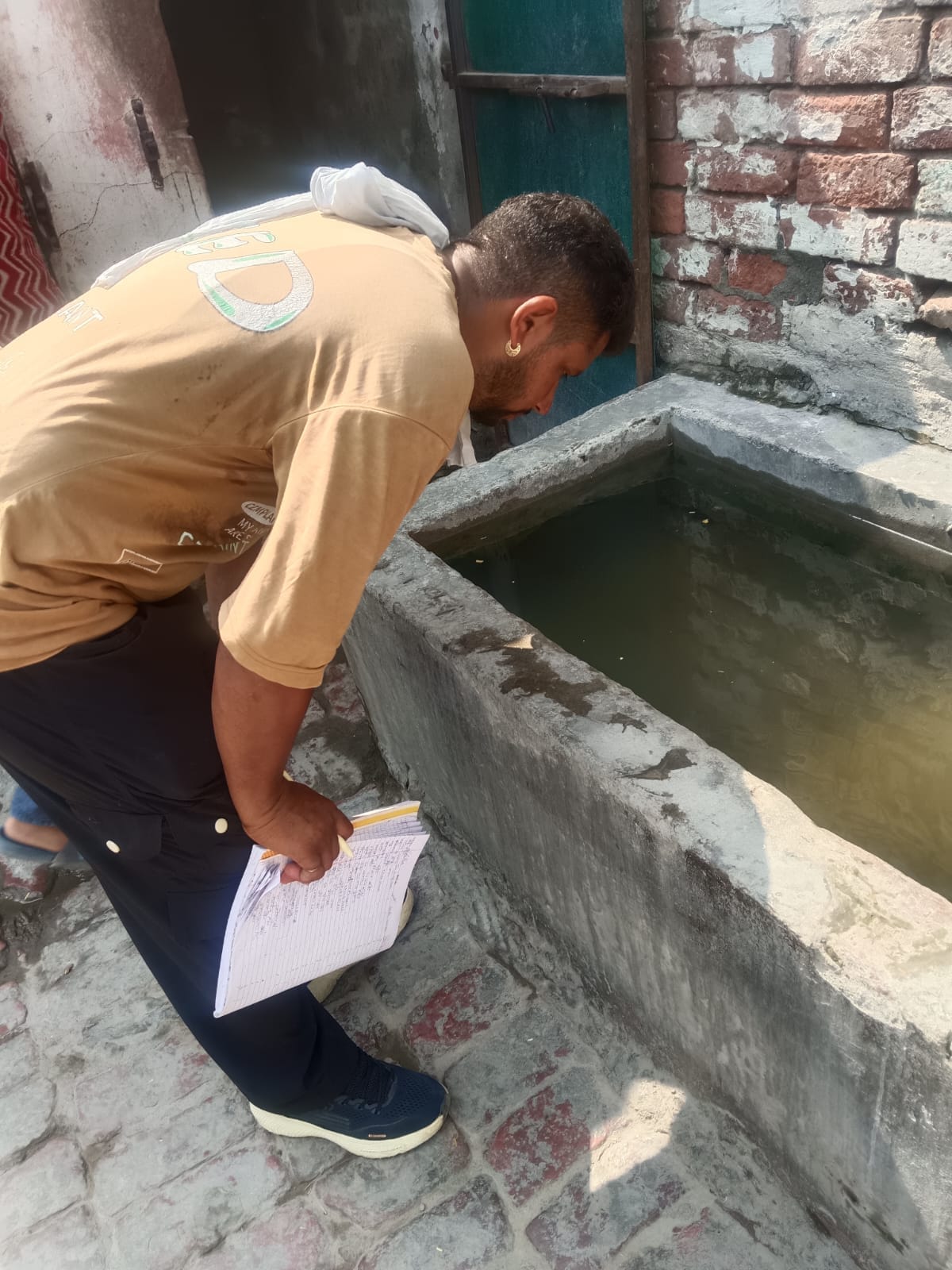 Dengue larvae found at 26 locations during inspections of 9,987 homes; 1,123 notices issued so far.
