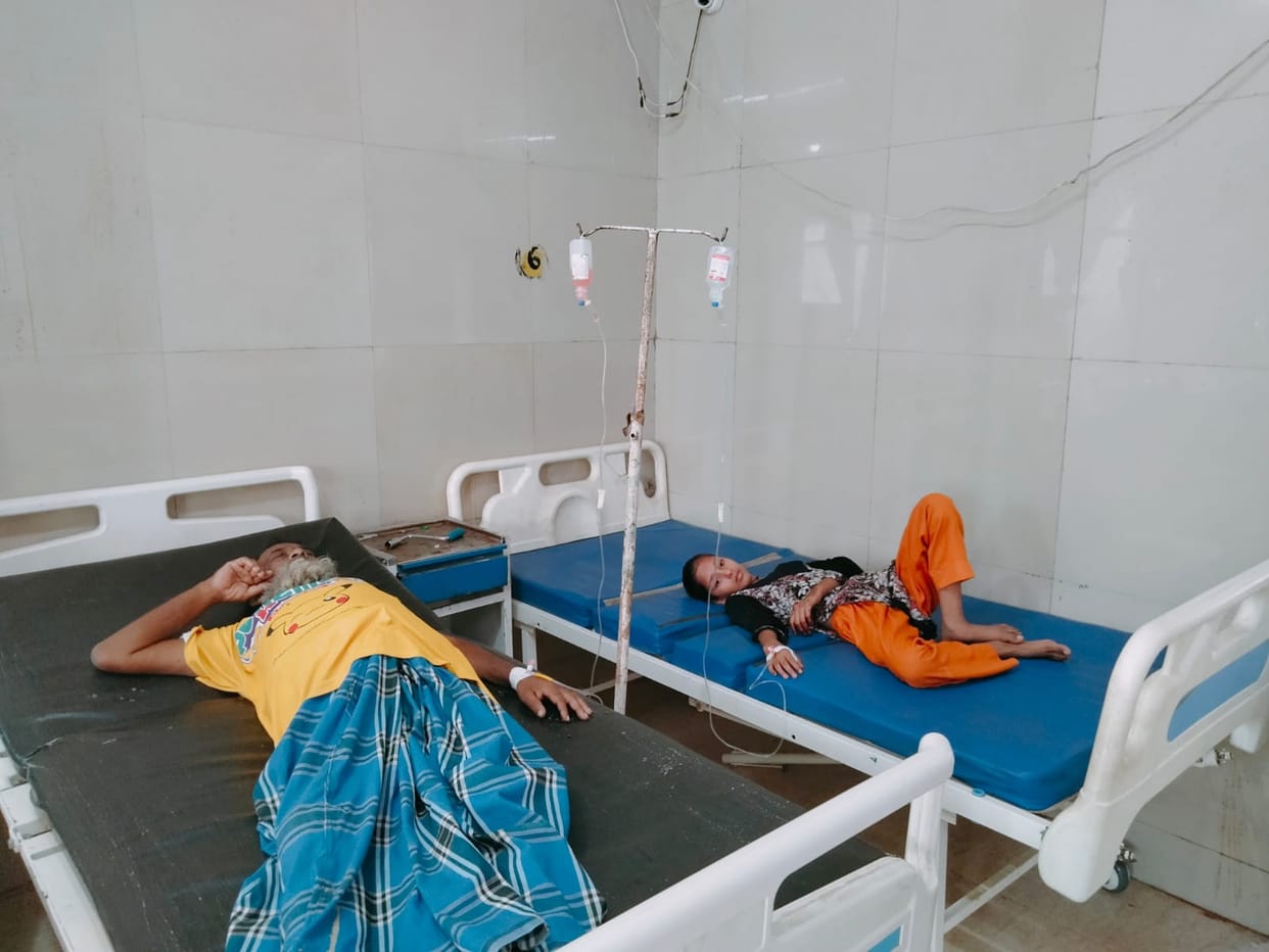 Diarrhea affecting the elderly, four admitted
