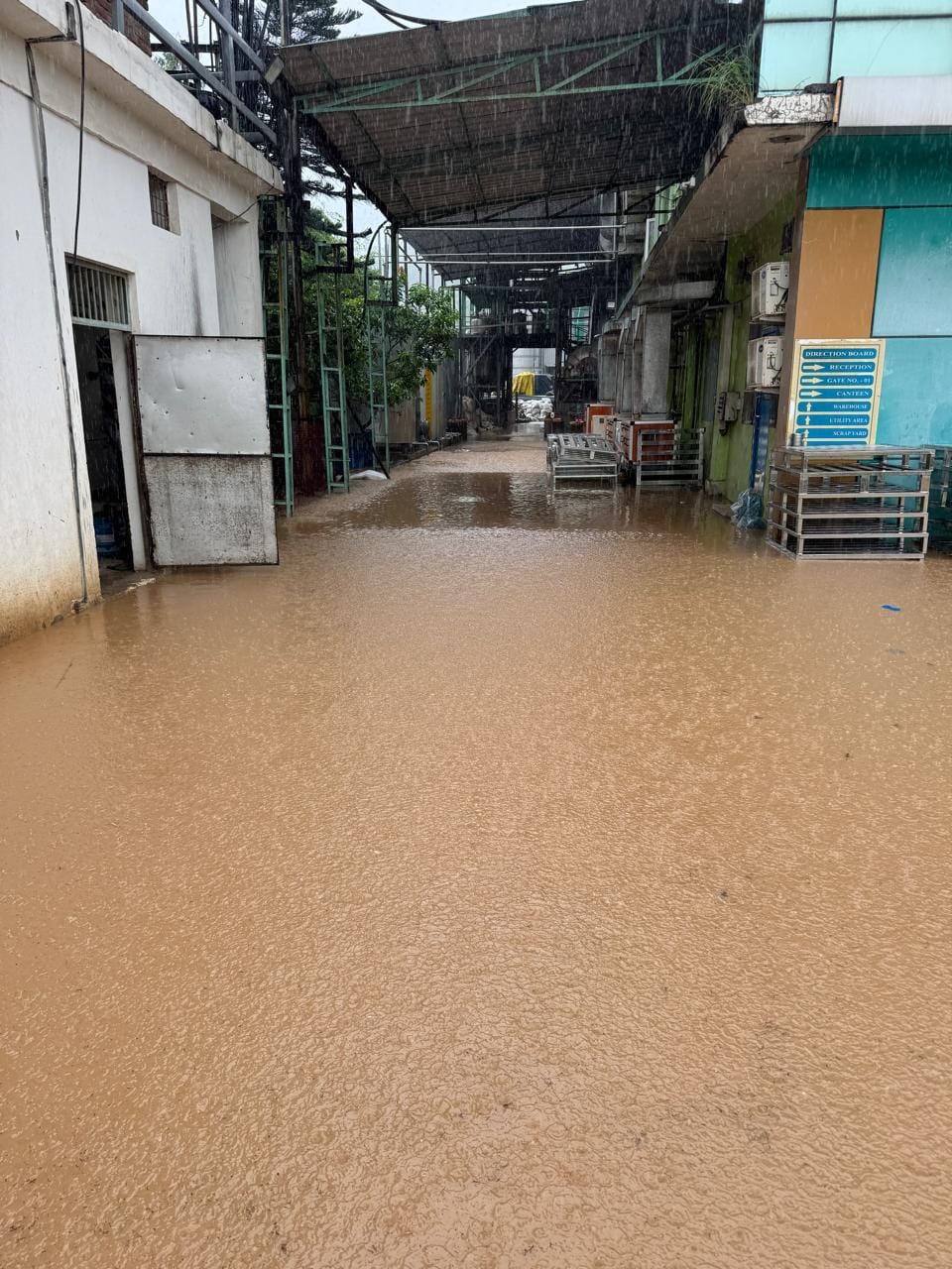 36 roads closed and 63 transformers out of order due to torrential rain in Sirmaur district.