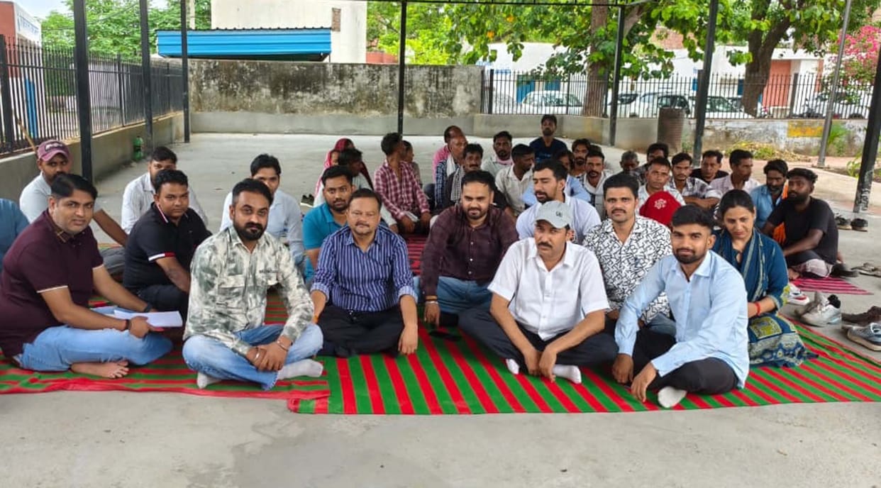 BJP leader accused of misconduct; employees on strike demanding action.