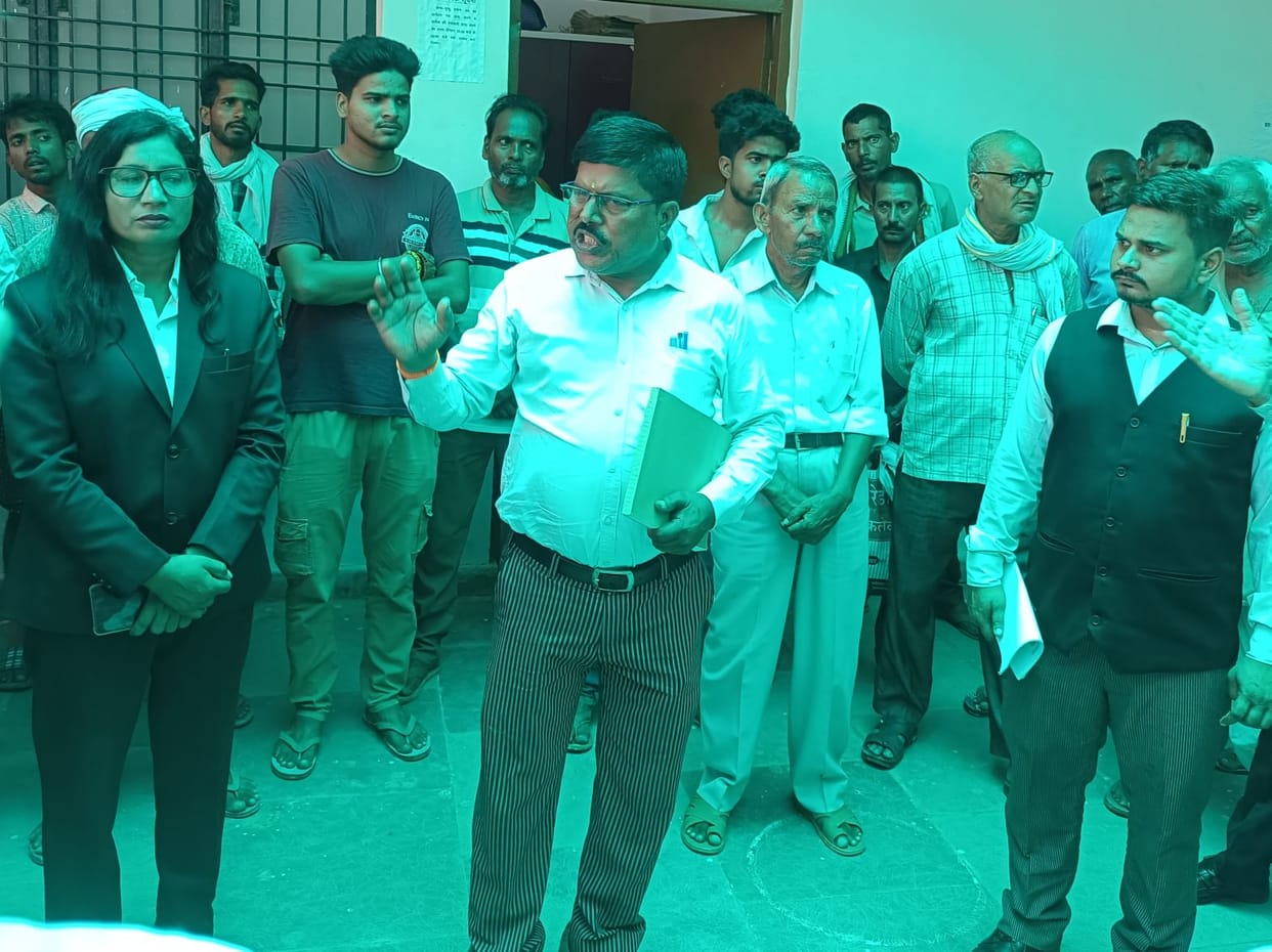 Advocates staged a protest against the SDM