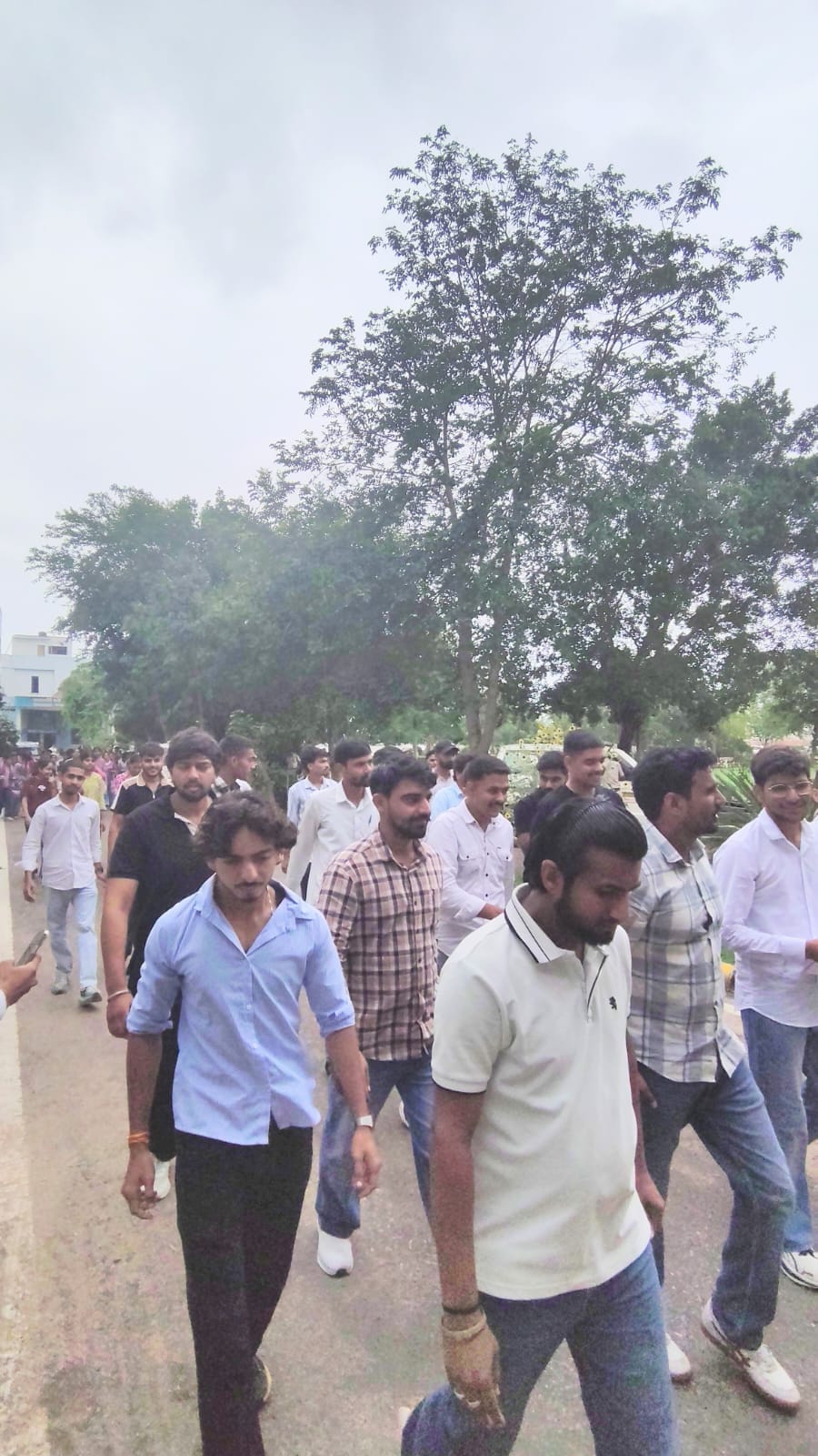 Students created an uproar over errors in the results; the university administration acceded to their demands.