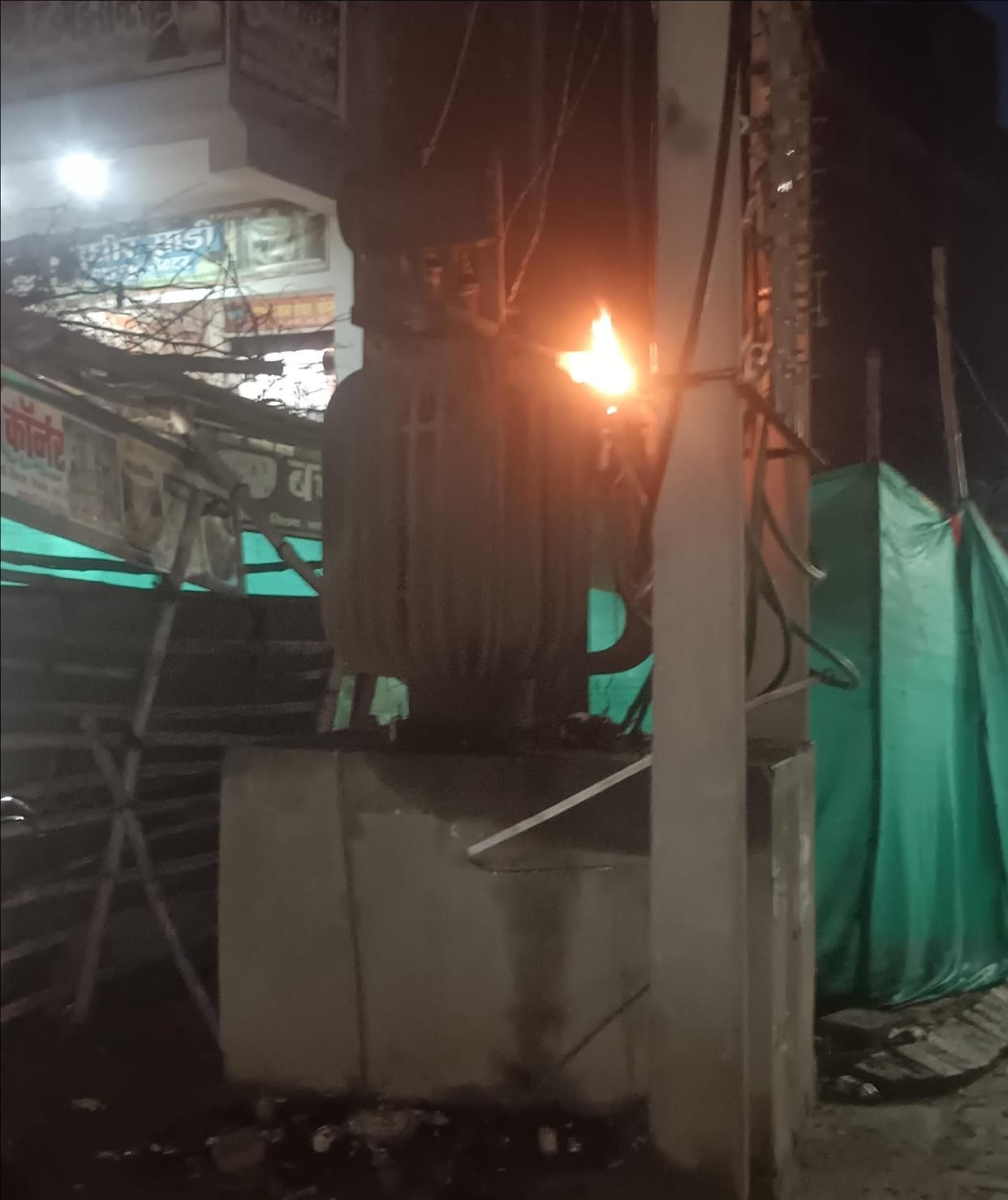 Fire breaks out in transformer at Karha Bazaar; power supply disrupted for four hours.