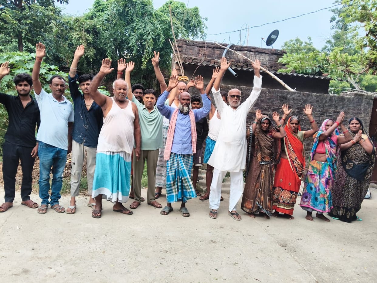 Frustrated by low voltage and frequent faults, people staged a protest.