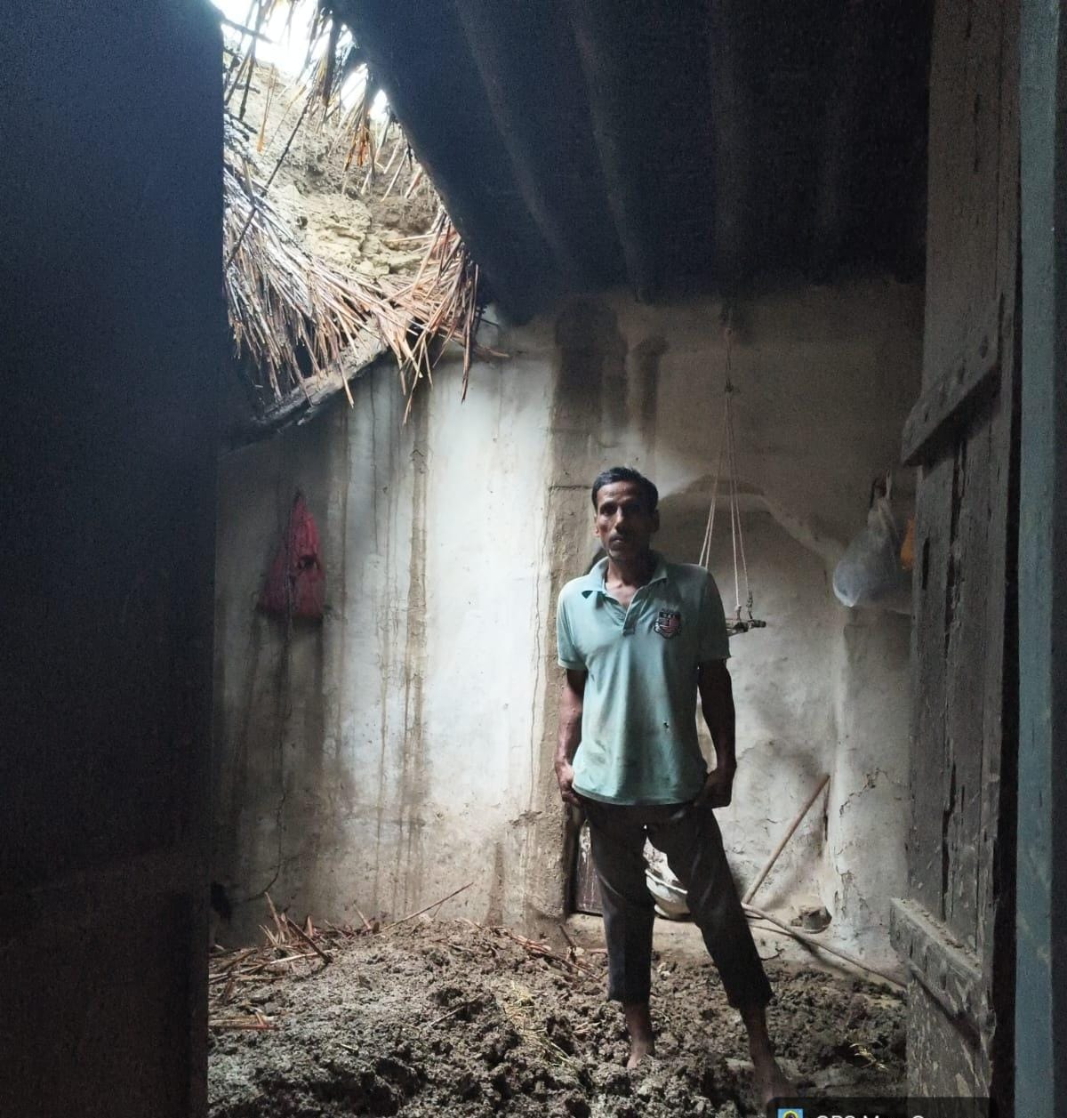 Three houses collapsed, and walls fell in several places.