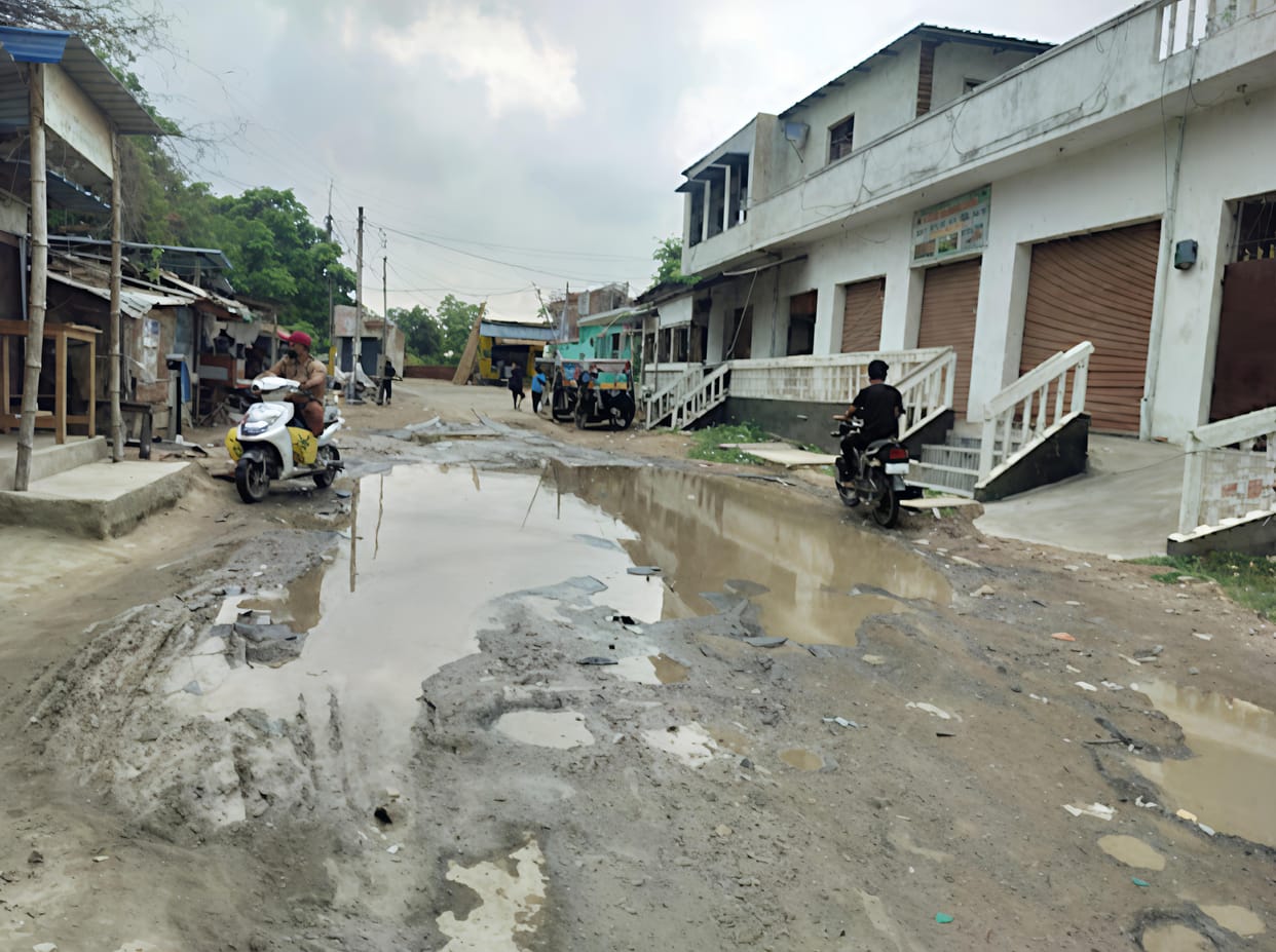 Commuters face trouble due to waterlogging on nine roads, including the Shamshabad-Datauli route.