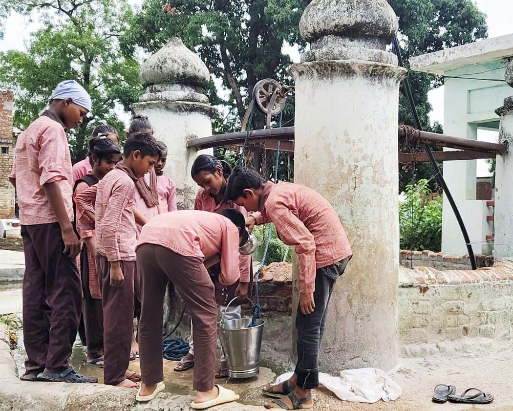 There isn't even a provision for drinking water at the school