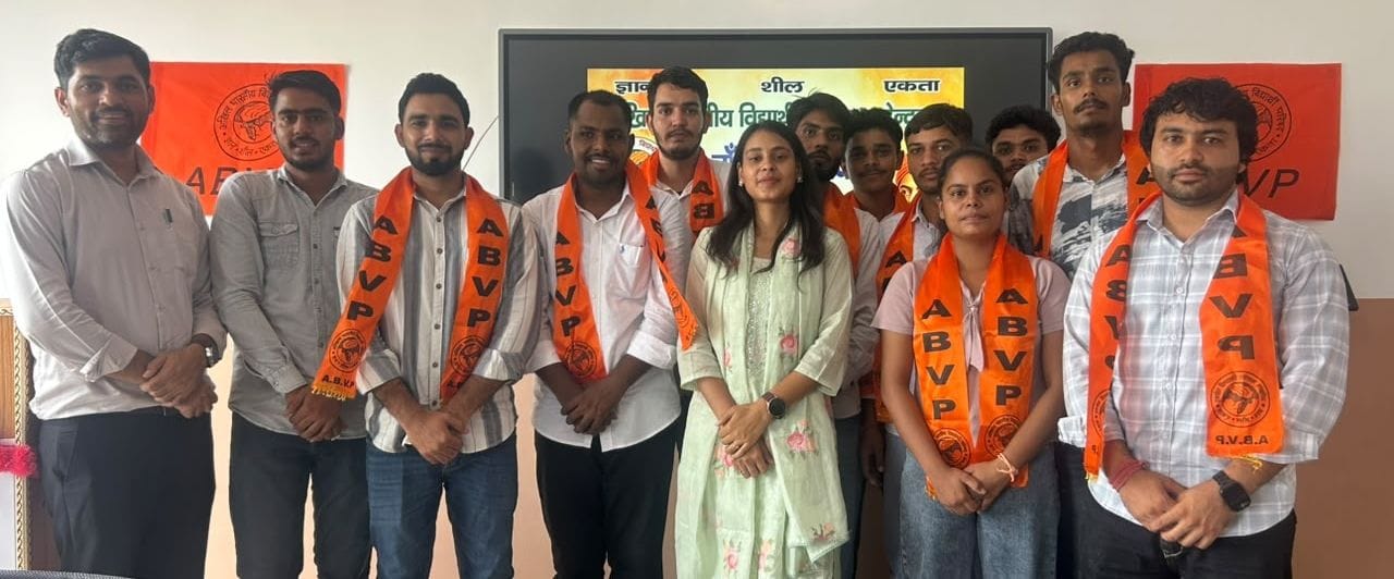 Dr. Vipin Kumar becomes ABVP unit president.
