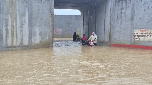 Rain disrupts train services; rail passengers face a harrowing time.