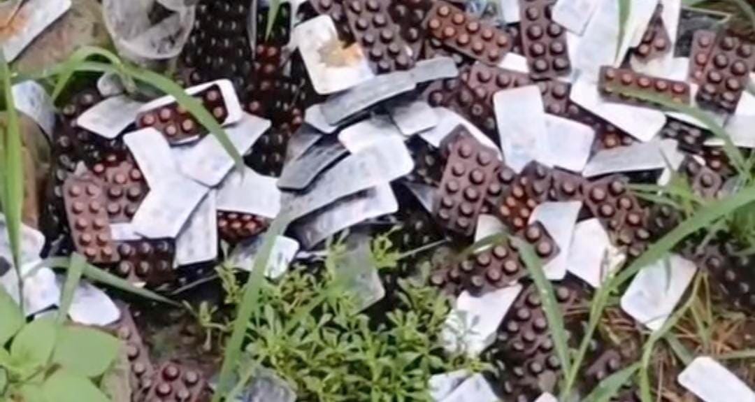 Iron tablets found in drain; probe launched