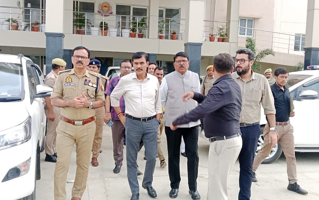 Preparations at JNCU intensify ahead of the Governor's arrival; arrangements inspected.