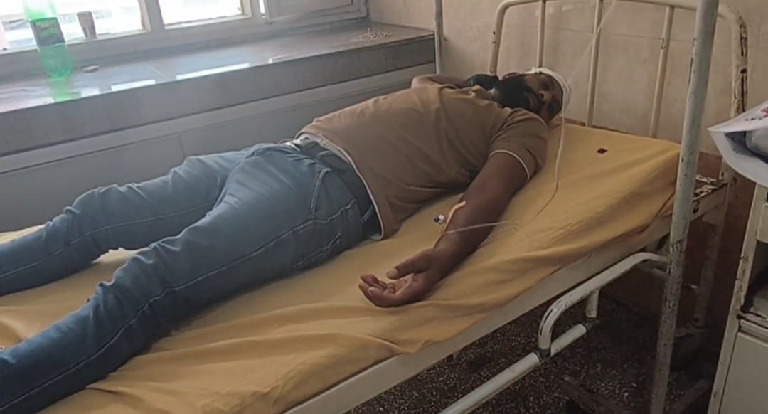 Father of ailing daughter injured after hospital ceiling collapses; questions raised about government system.