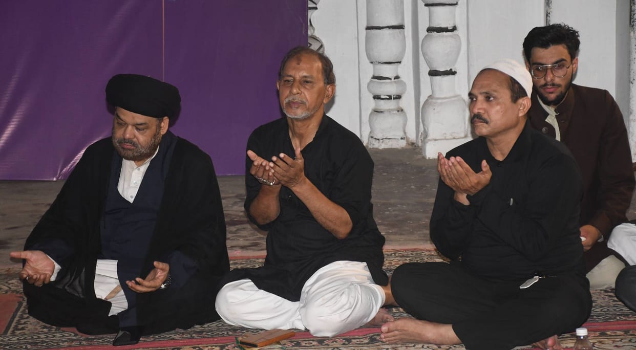 A Majlis-e-Aza held in memory of Ayatollah Ali Khamenei.