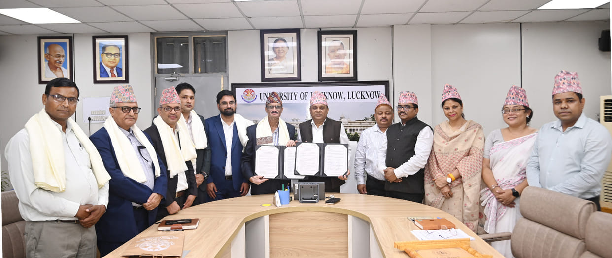 MOU between lucknow university and lumbini university nepal