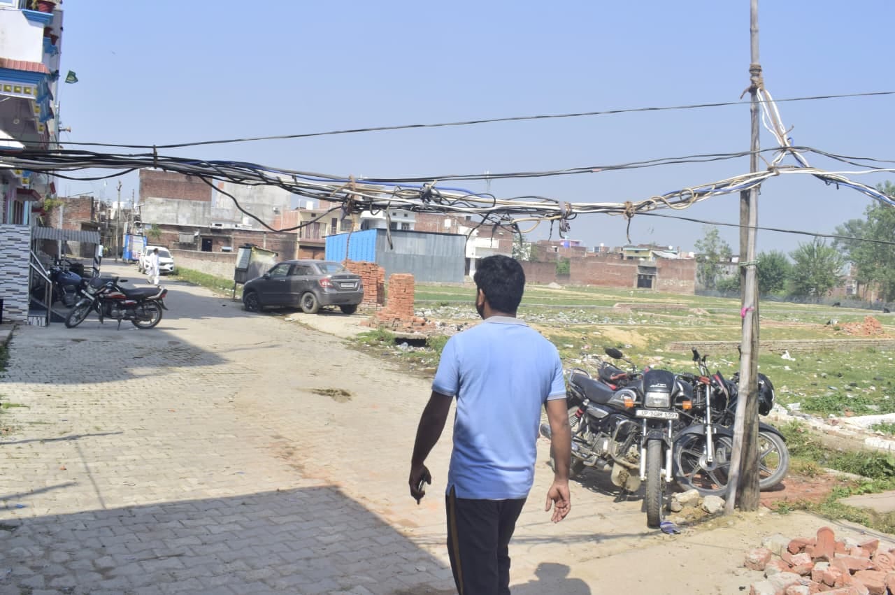 Even after the revamp, dangling wires remain... security arrangements are also lax