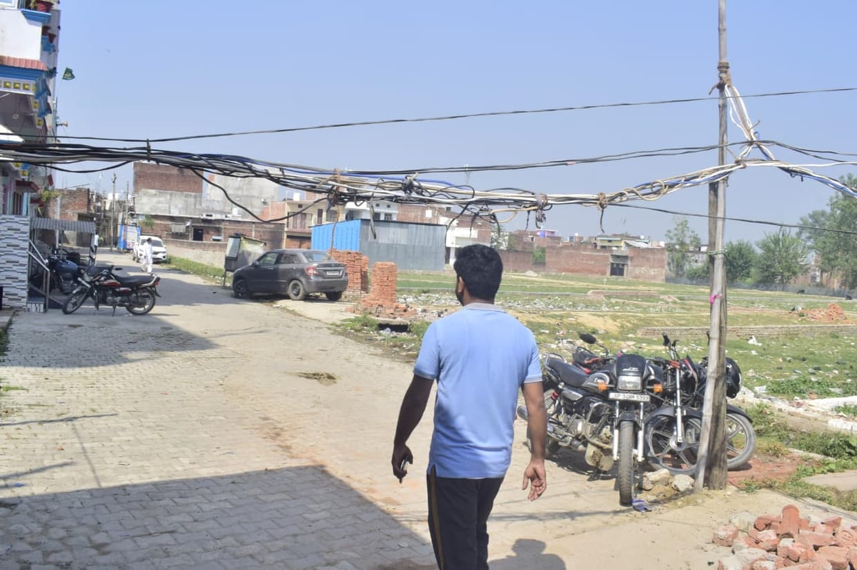 Even after the revamp, dangling wires remain... security arrangements are also lax