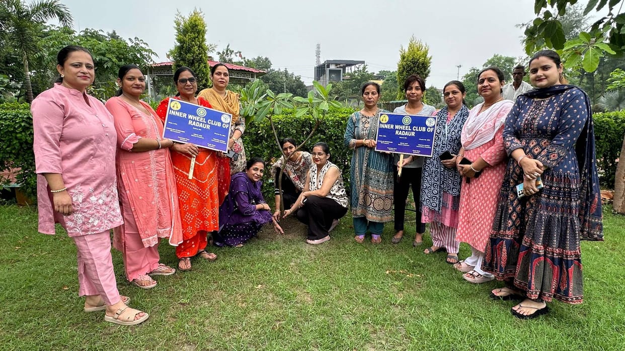 Tree plantation carried out at Maharana Pratap Park