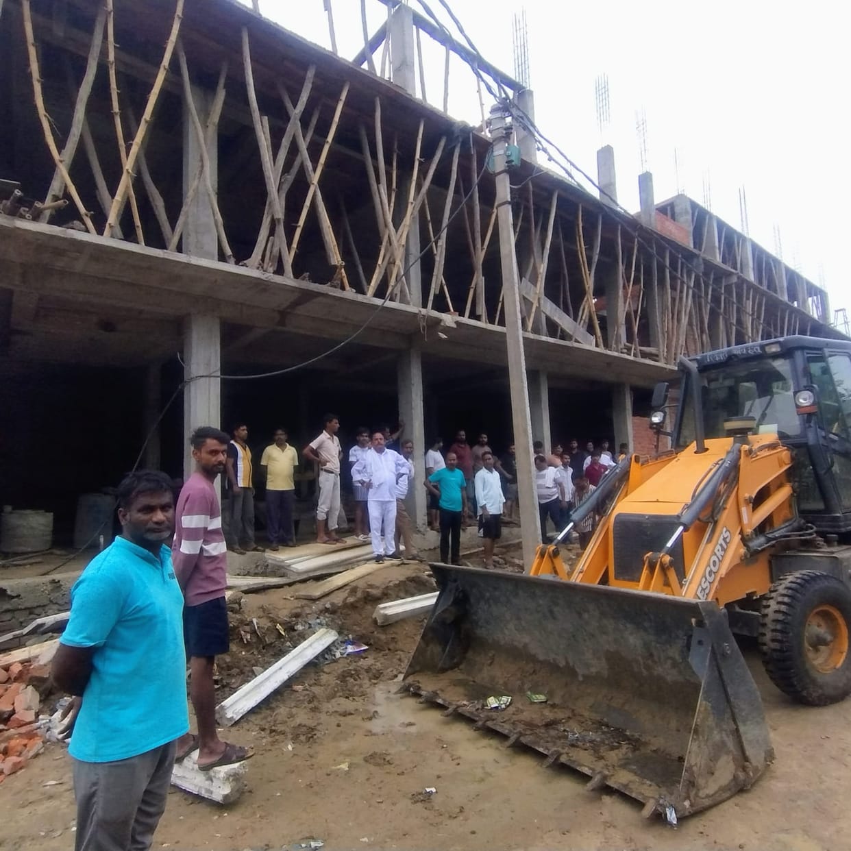 Tehsil administration removed encroachment from the primary school land